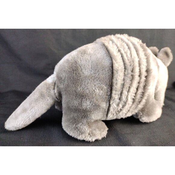 Armadillo Plush Russ Alamo Vintage Soft Cuddly Gray Stuffed Animal Texas 883 - Picture 3 of 9